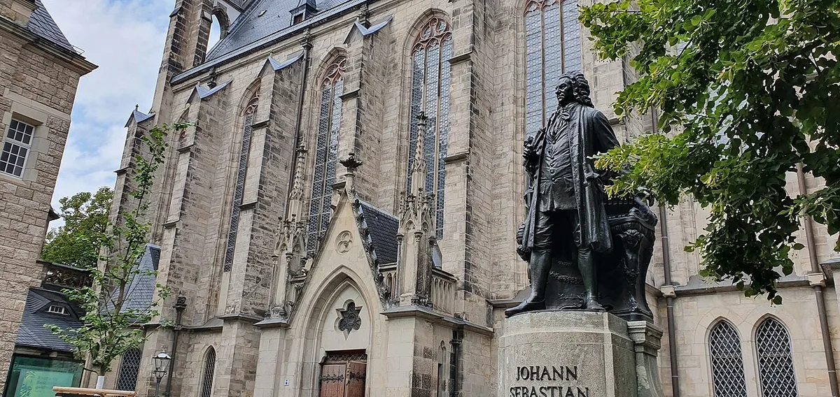 The Thomaskirche interior in Leipzig during a concert — 1